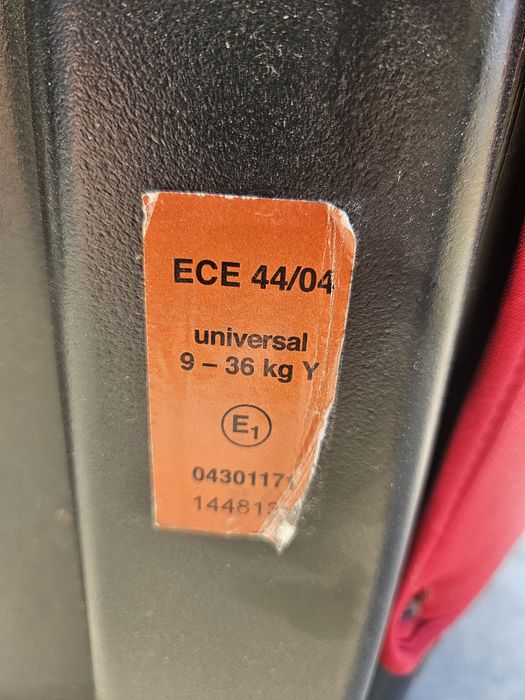 Fotelik samochodowy Recaro 9-36 kg
