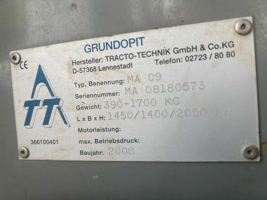 Wiertnica do przewiertów sterowanych GRUNDOPIT 40/60