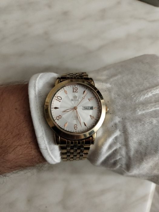 Часы Royal London automatic, годинник мезанічний Англія