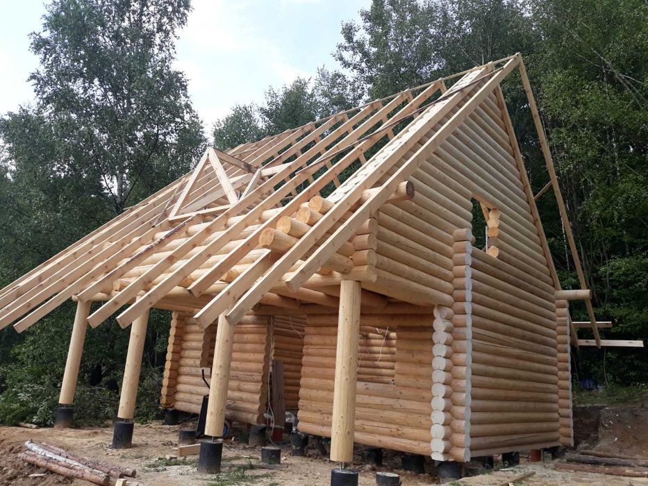 Dom z bali - domek letniskowy całoroczny