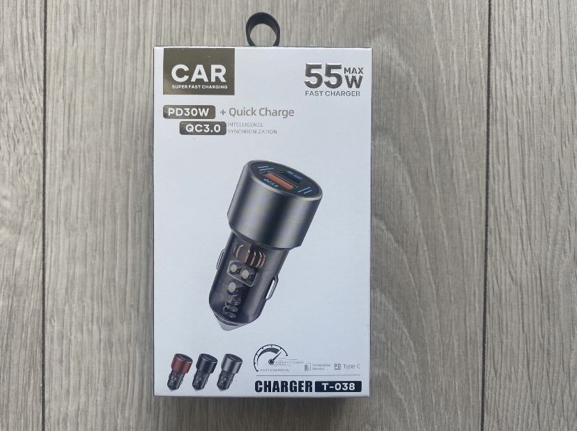 Ładowarka samochodowa 55W Max + Kabel Samsung 1.8m