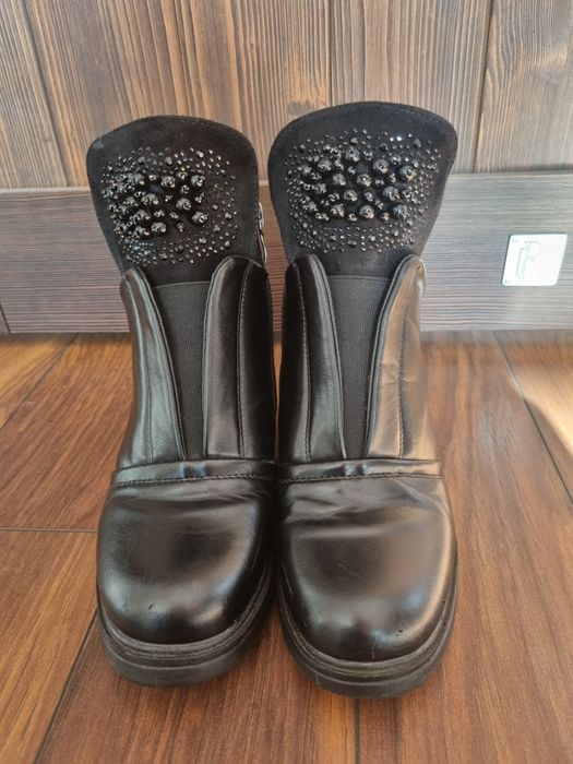Buty zimowe ocieplane botki roz.34 dziewczęce