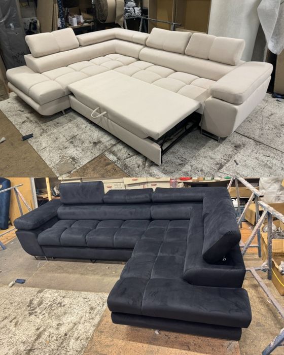 Naroznik Roki Stylowy  L oraz U , XL Nowosc Pikowany