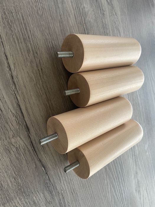 4 Pés de madeira ikea 15cm (novos)