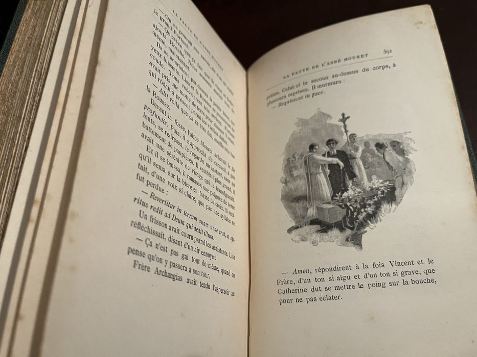 La Faute de l’Abbé Mouret, Zola, 1890 (1.ª ed. Il.)