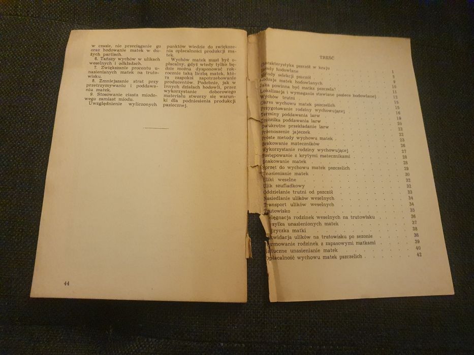 Wychów matek pszczelich 1969 T. Wawryn