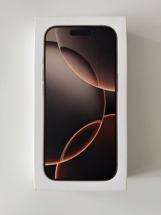 iPhone 16 Pro 256 GB Desert Titanium Złoty Stan Idealny 92% Bateria