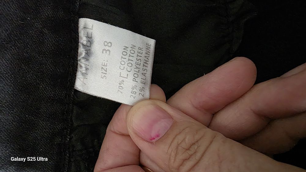 Damskie jeansy skinny z kryształami 38