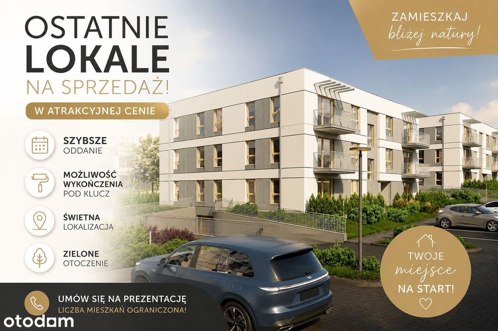 Dwa Pokoje z Ogrodem 100m2*Symfonia Życia*Ostatnie sztuki, ODBIÓR 2026