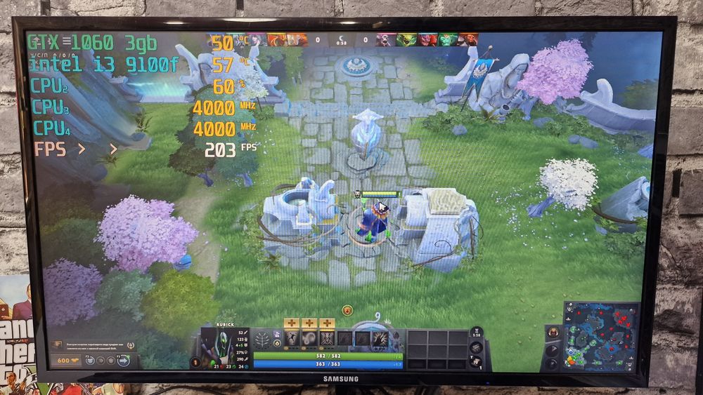 I3 9100 gtx1060 Игровой Компьютер Cs2 GtaV dota2 wot