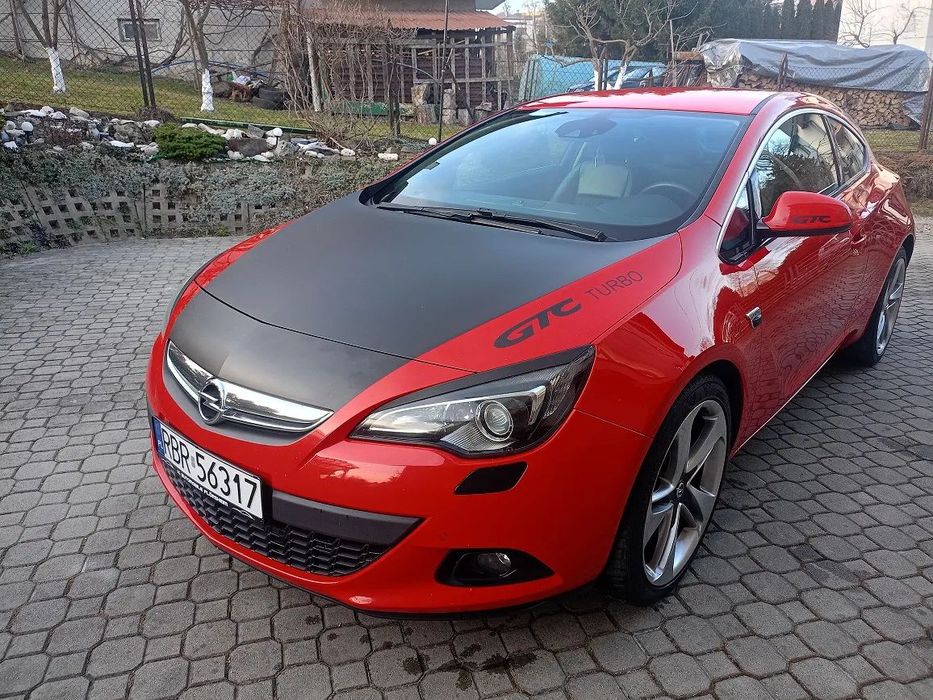 Opel Astra Opel Astra J GTC - 1,6 benz.- Turbo- 180KM-2011r. SUPER  STAN.