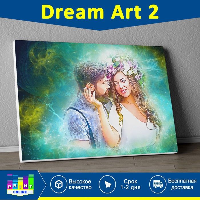 Дрим Поп Арт Портрет Обои Модульные Картины печать на холсте по Фото