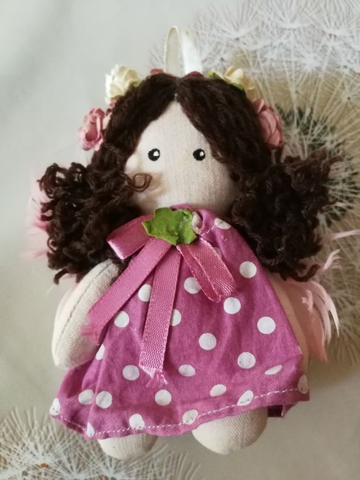 Маленька м'яка лялька, 13 см.