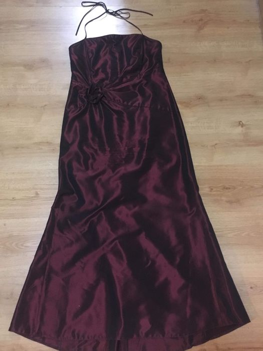 Nowa sukienka wieczorowa, balowa, kolor bordowy rozm. 40/42