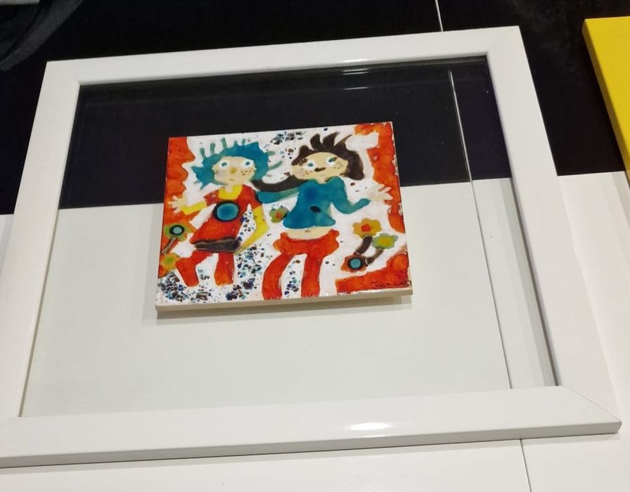 Quadros pintados à mão (47×47 cm)64550301328643122