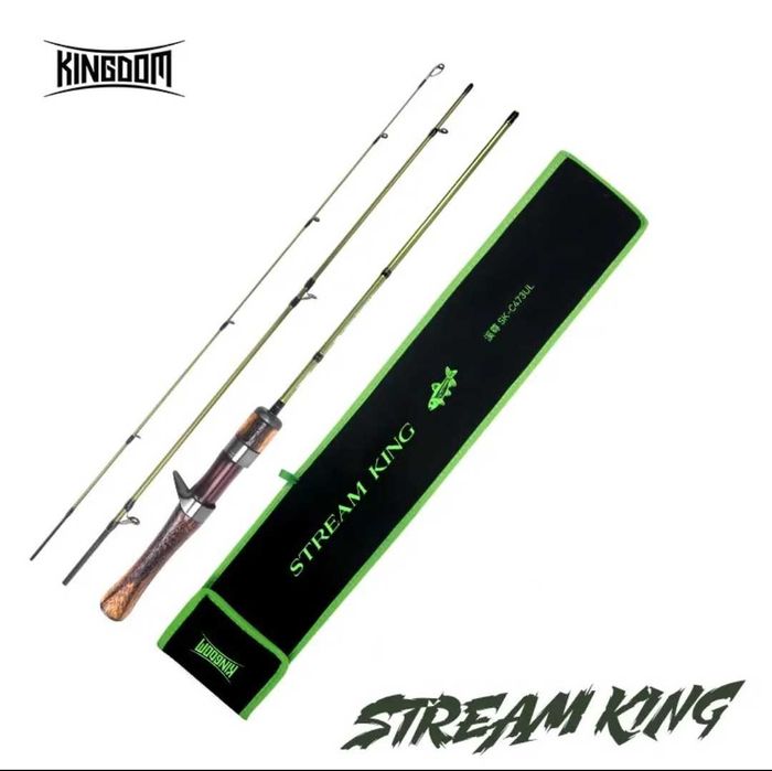 Кастинговый спиннинг KINGDOM TRAVEL STREAM KING 1.53м 2-10г