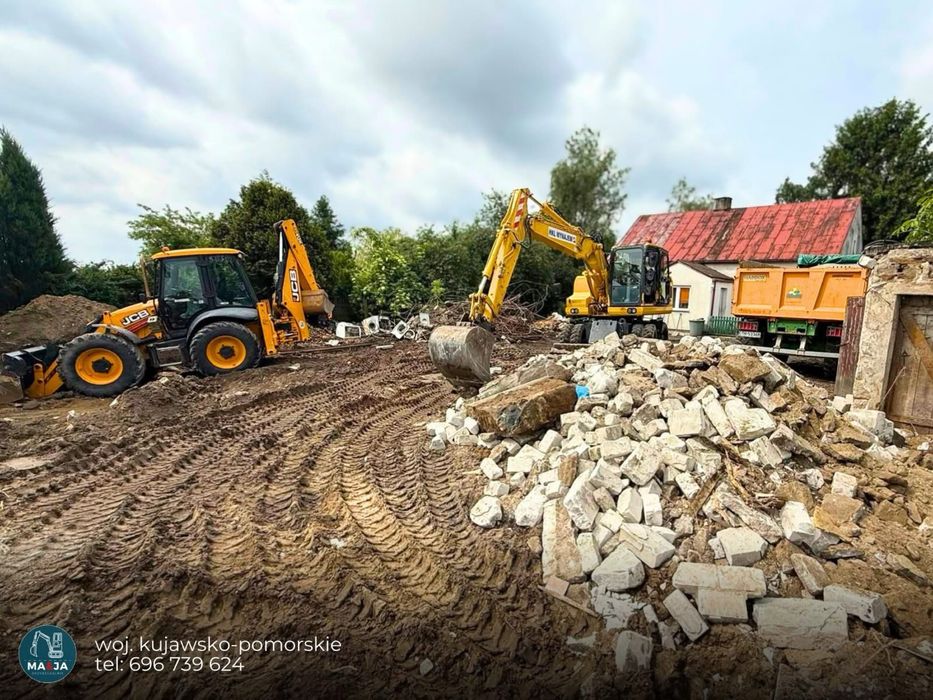 Wyburzenia, rozbiurki, wywóz gruzu