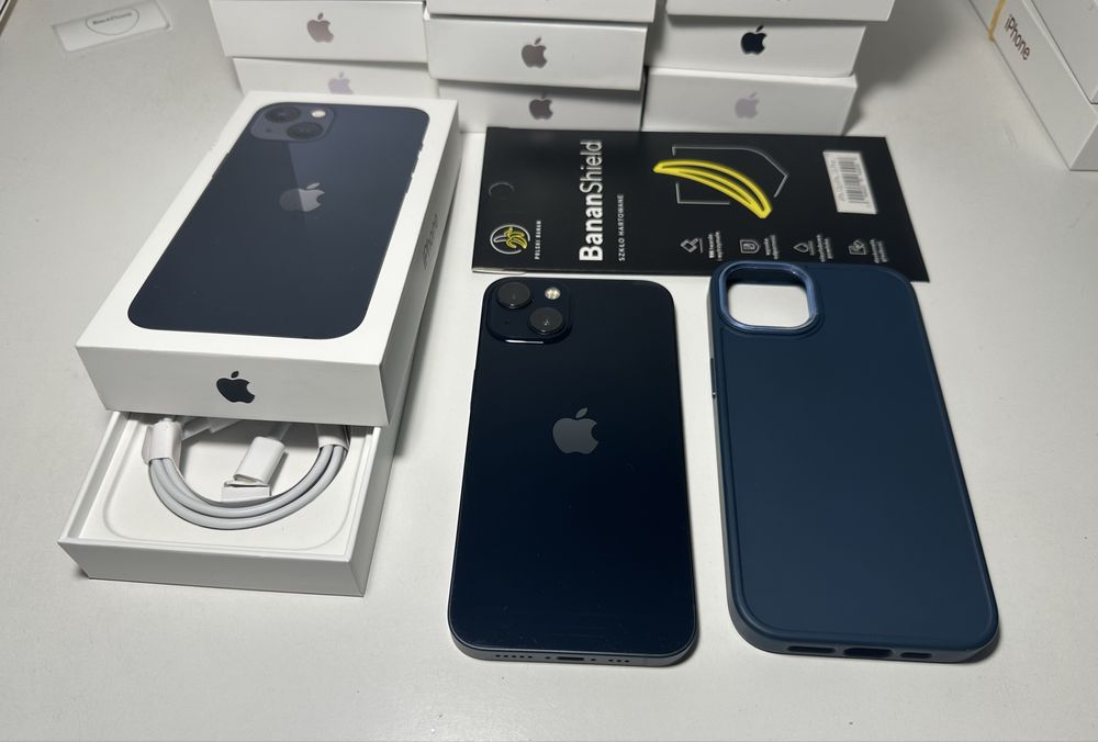 iPhone 13 Midnight 128GB bateria 100% super stan