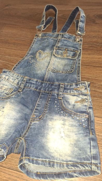 Джинсовивий комбінезн- шорти