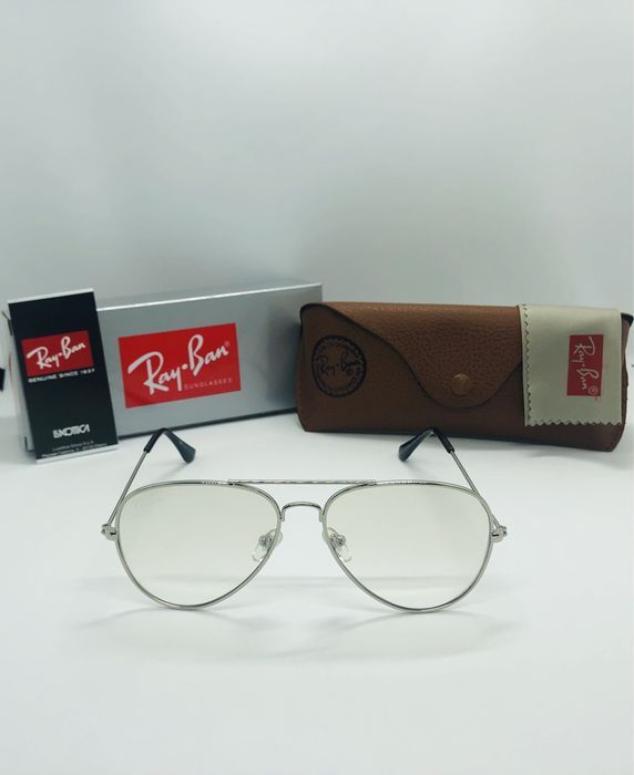Очки для стиля, имиджа|Оправа Ray Ban Aviator 3025 Silver
