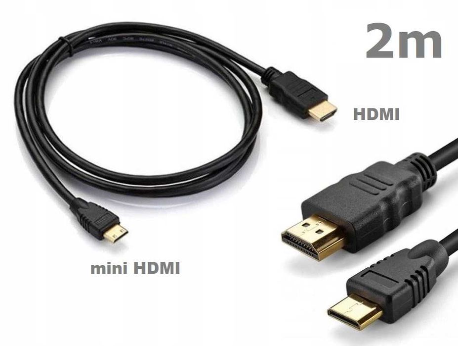 Kabel HDMI mini HDMI HD v1.4b 2m * Video-Play Wejherowo