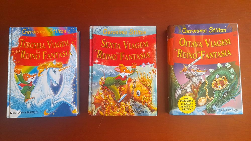 Conjunto livros Geronimo Stilton no Reino da Fantasia