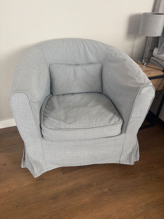 Fotel IKEA TULLSTA – szary, bardzo dobry stan