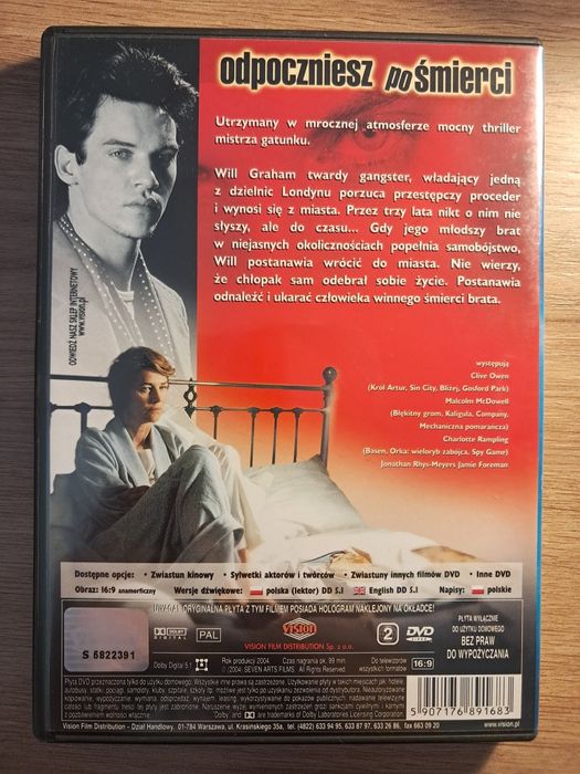 Odpoczniesz po śmierci | Clive Owen | DVD