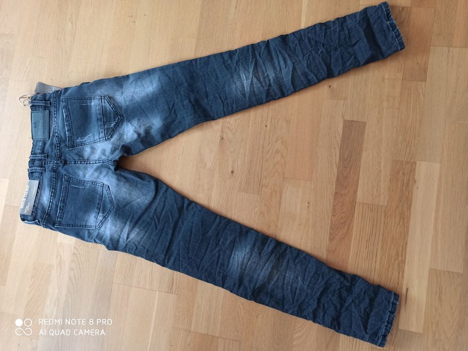 Yes Boy Jeans - nowe meskie jeans roz. 30 czarne przecierane rurki