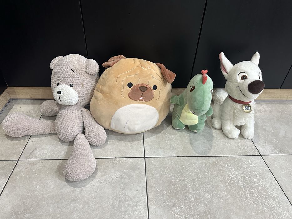 Мʼяка іграшка велика, середня, маленька