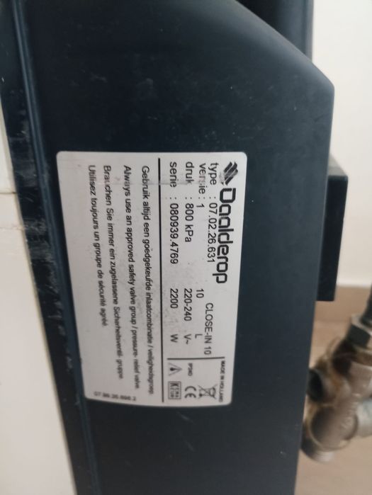 Termo acumulador Daalderop 10L