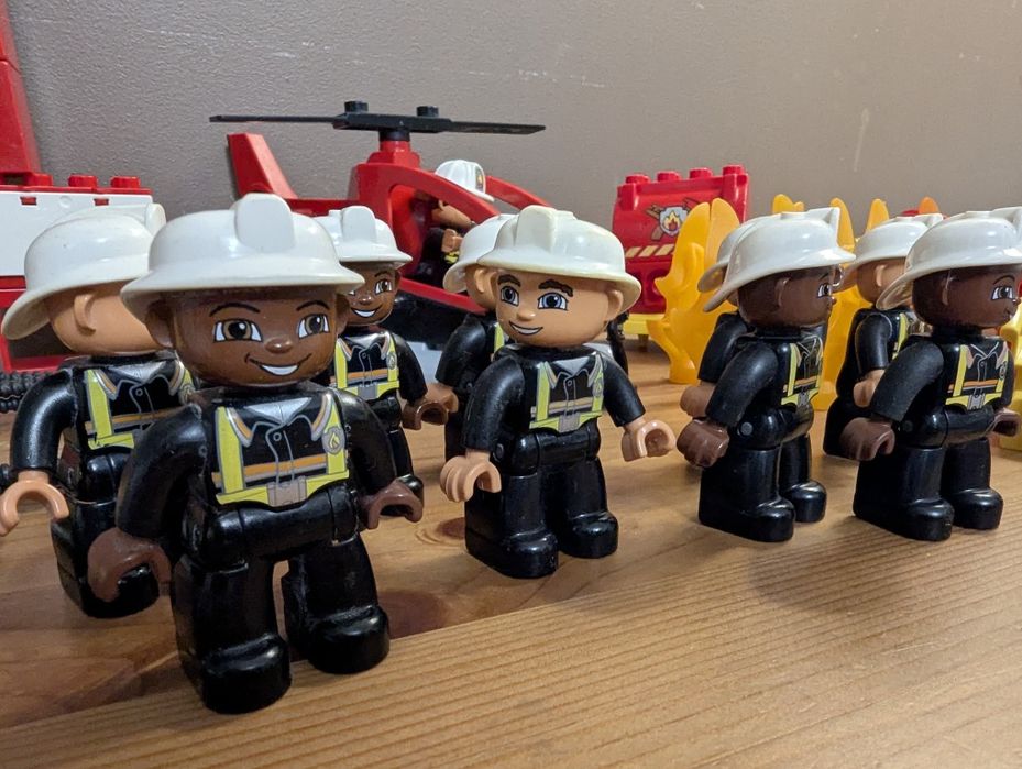 LEGO Duplo straż pożarna dużo części
