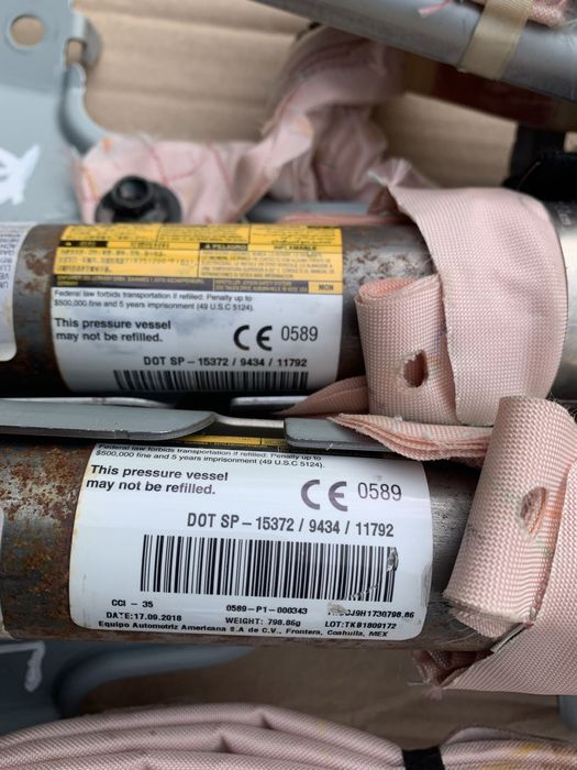 FORD EDGE 2015-2019р шторк безпеки  Airbag руля.Mazda CX 9 штори.Rav 4