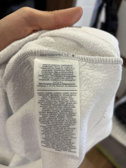 Szara bluza Nike z kapturem, meska, M, super stan
