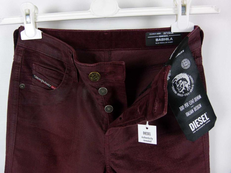Diesel Babhila slim burgund W25 / L32 z metką
