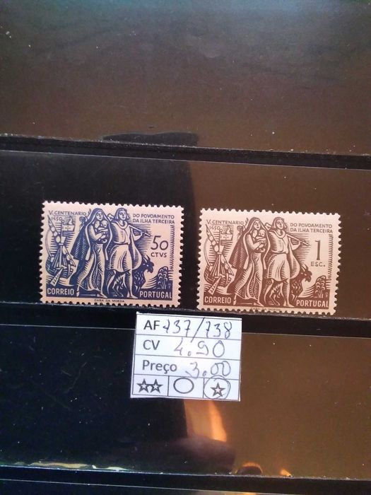 1951:5° Centenário bdo Povoamento da Ilha Terceira MLH *