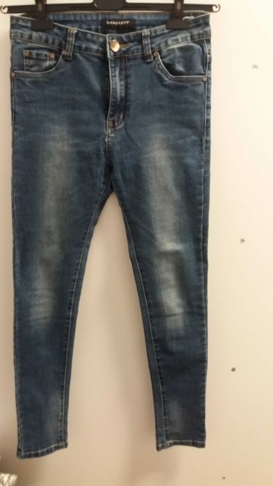 spodnie jeansowe damskie 36/38