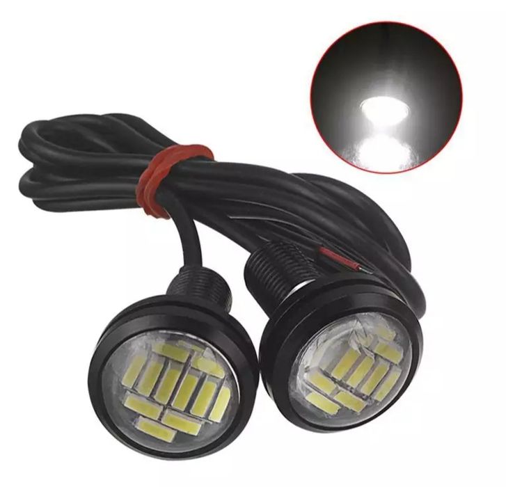 Врезные Led ДХО Орлиный глаз все цвета