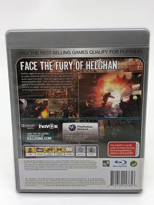 killzone 2 playstation 3 (ps3) pudełkowa