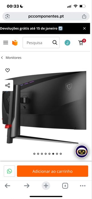 Monitor MSI MAG 345CQR 34