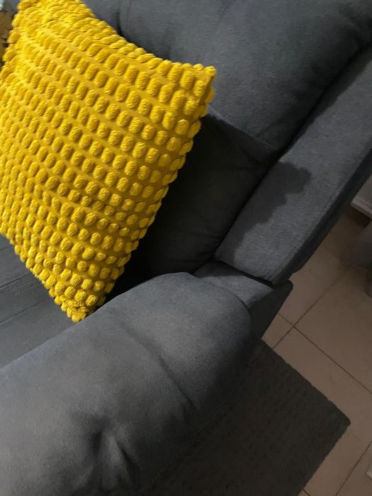 Sofá 3 lugares, 2 lugares elétricos (Conforama)