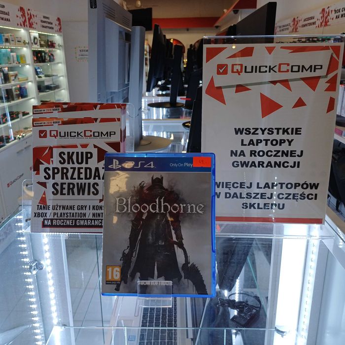 Gra PlayStation 4 PS4 / PS5 Bloodborne Gwarancja 1 rok QUICK-COMP Przemyśl