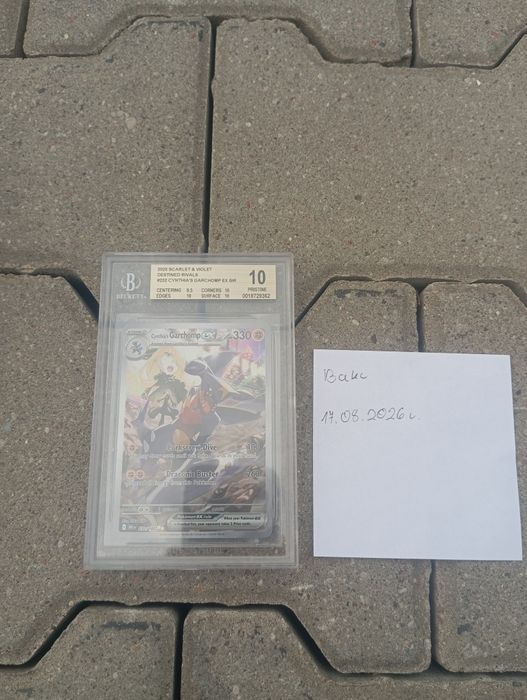 Cynthia's garchomp BGS 10 Pristine