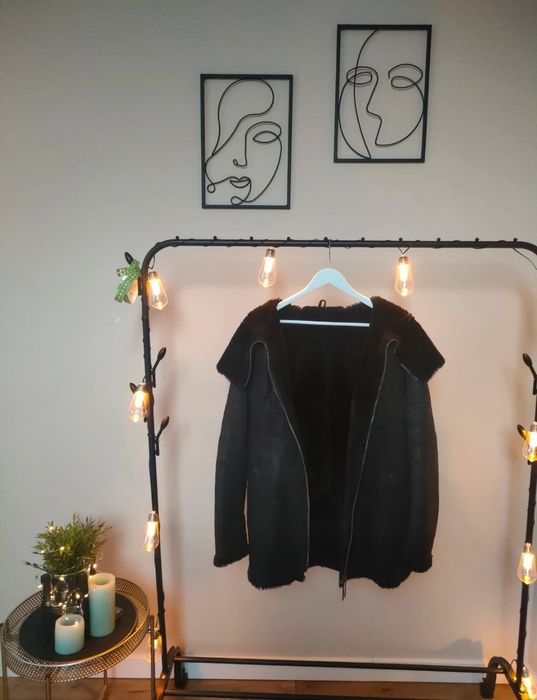 Kożuch damski skórzany naturalny