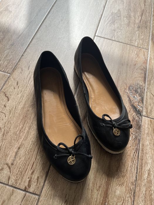 KAZAR - Półbuty, baleriny czarne, stan idealny! Dł wkladki 23 cm