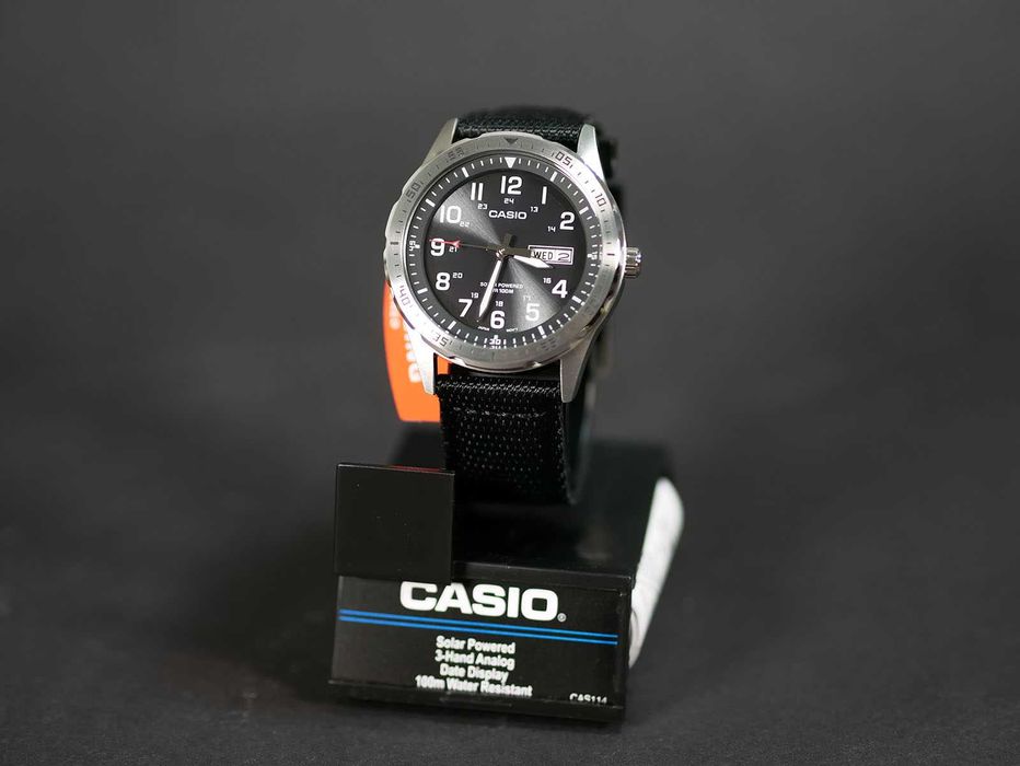 Casio MTP-S120L-1AV Solar Black