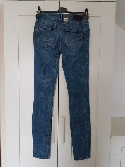 W26 L32 XS Midge cody mid skinny wmn damskie jeansy dzinsy lor superstretch