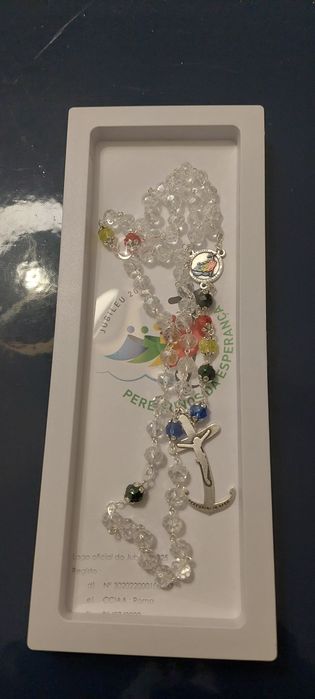 Terço em cristal jubileu