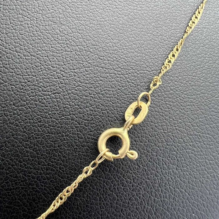 Piękny Złoty Łańcuszek Singapur 58cm P585 1,84g