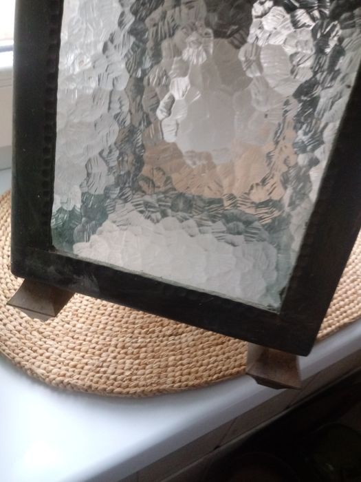 Lampa lampion metaloplastyka stara na prad